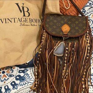 Vintage LV boho bag